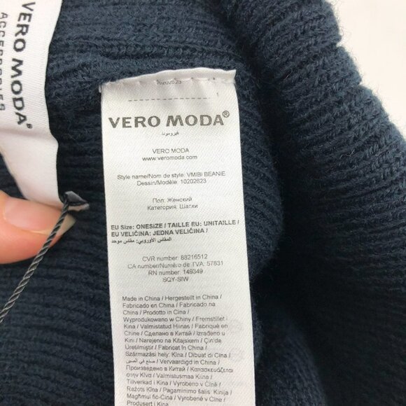 NWT Vero Moda Night Sky  100% Fashion Vmibi Beanie OS - Picture 11 of 14
